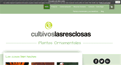Desktop Screenshot of cultivoslasresclosas.com